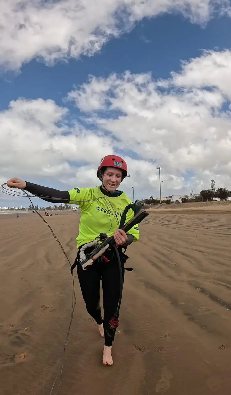 Kitesurf with Zakaria