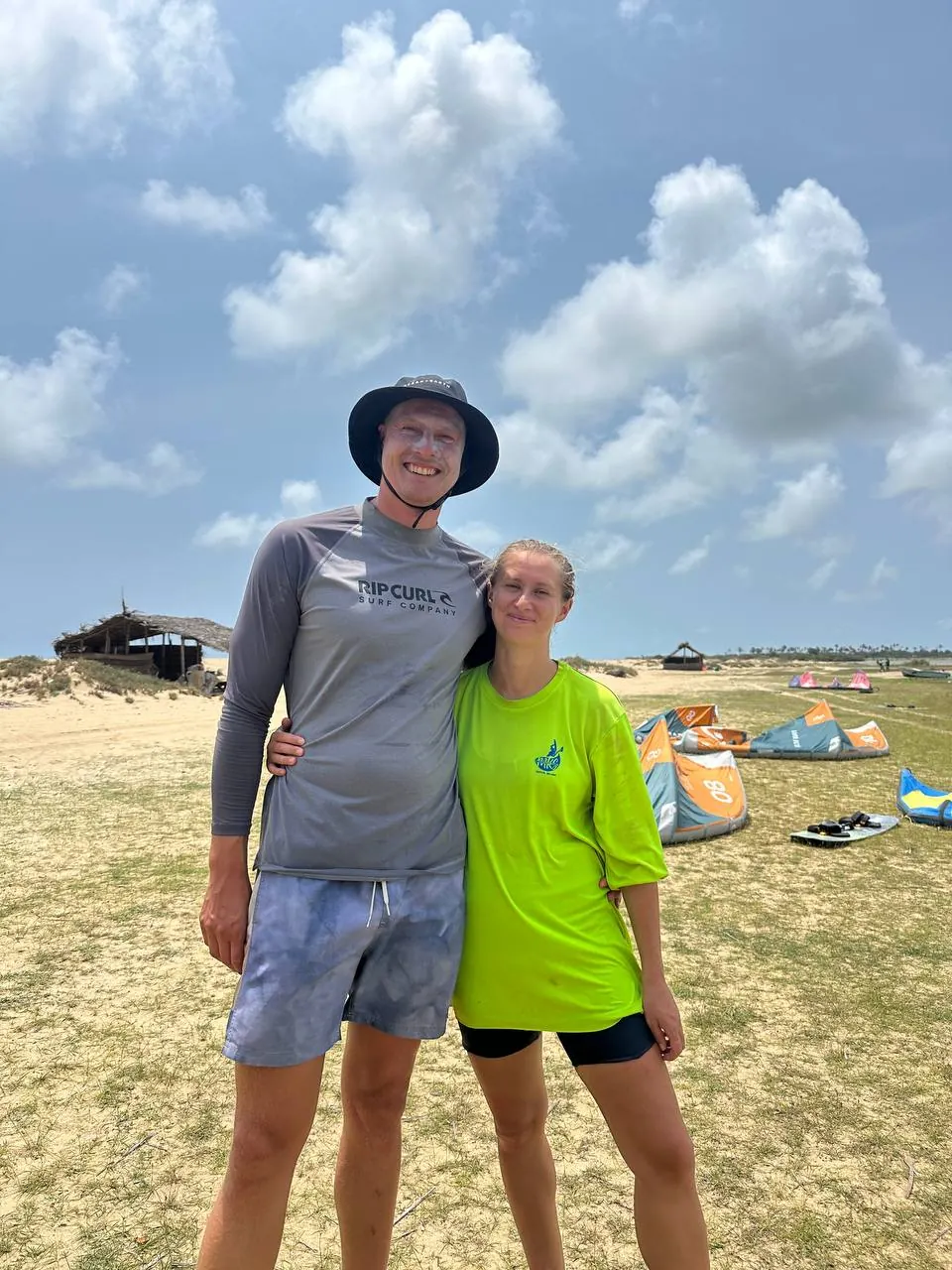 Kitesurf with Zakaria