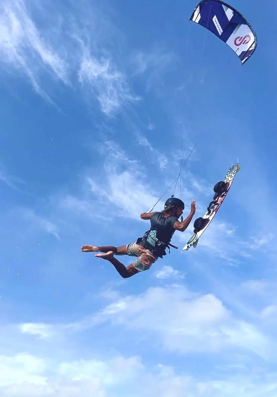 Kitesurf with Zakaria