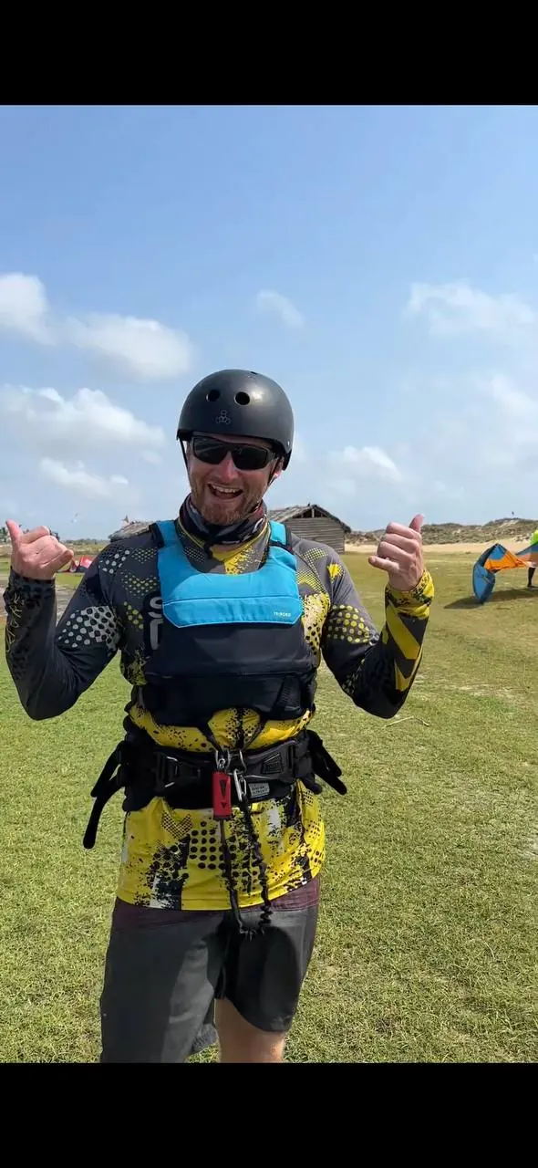 Kitesurf with Zakaria