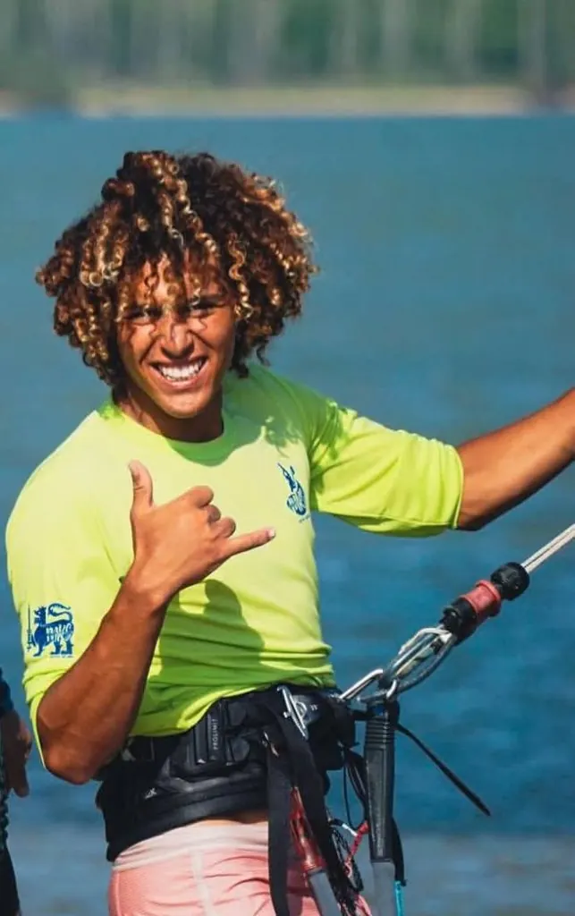 Kitesurf with Zakaria